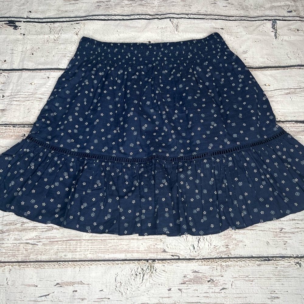 NWT Madewell Floral Print Ruffle Skirt Size S - Picture 7 of 7